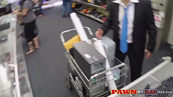 Customer lost his job and tries to pawn his office equipment