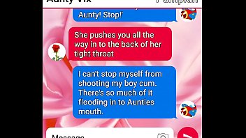 Young guy sext roleplays with his naughty Aunty part two