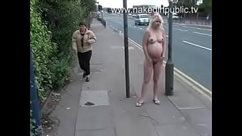 pregnant walking public
