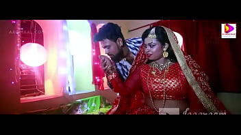 Newly married hot indian short film sexy wife fucked in red saree.