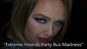 Big Butt White Women on a Party Bus