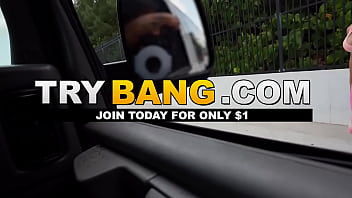 BANGBROS - Danny Steele Clapping Sandy Love's Big Ass Cheeks In A Dank Van