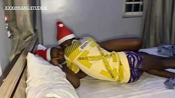Hot CHRISTMAS threesome with horny black street thugs (Teaser)