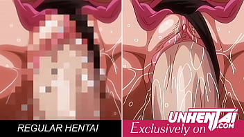 MILF Fucked Hard with Double Penetration and Creampie - Hentai Uncensored
