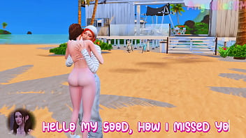FAMILY TABOO: PERVERTED STEPSISTER WAS SEDUCED BY A COMPANY OF ARROGANT GUYS AND FUCKED HARD IN A BIG ASS (HENTAI SIMS 4)